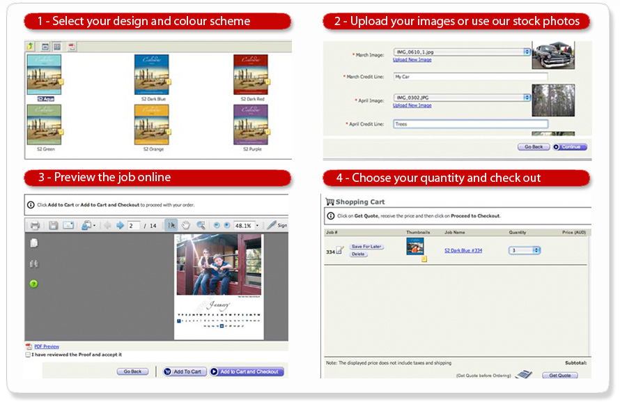 How to design a desk calendar