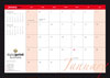 Wall Calendar red
