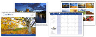 Torn-Paper Wall Calendar
