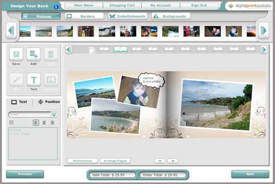 Photo albums online software pic 4