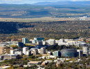 act aerial view of canberra