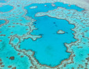 qld heart reef aerial view