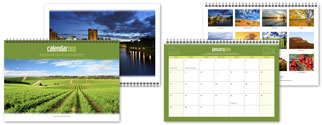 Stippled-Edge Wall Calendar