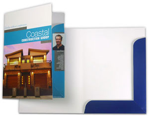 Single Sided Presentation Folders